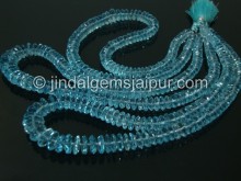 Sky Blue Topaz German Cut Shape Beads